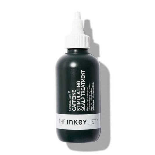 The INKEY List Caffeine Stimulating Scalp Treatment 150ml bottle for healthier, fuller hair.
