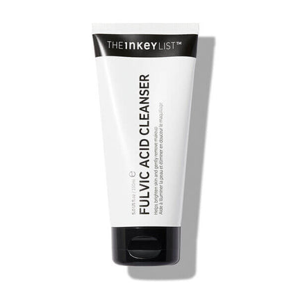 The INKEY List Fulvic Acid Cleanser 150ml tube for revitalizing and brightening all skin types.
