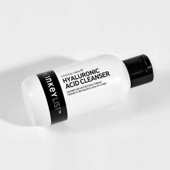 The INKEY List Hyaluronic Acid Cleanser 150ml bottle, ideal for deep hydration and fresh skin.