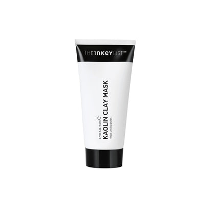 The Inkey List Kaolin Clay Mask 50ml tube for oil control and deep cleansing, suitable for all skin types.
