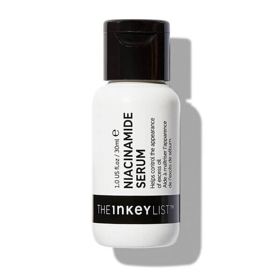 The INKEY List Niacinamide Serum 30ml bottle for clearer skin and oil control.
