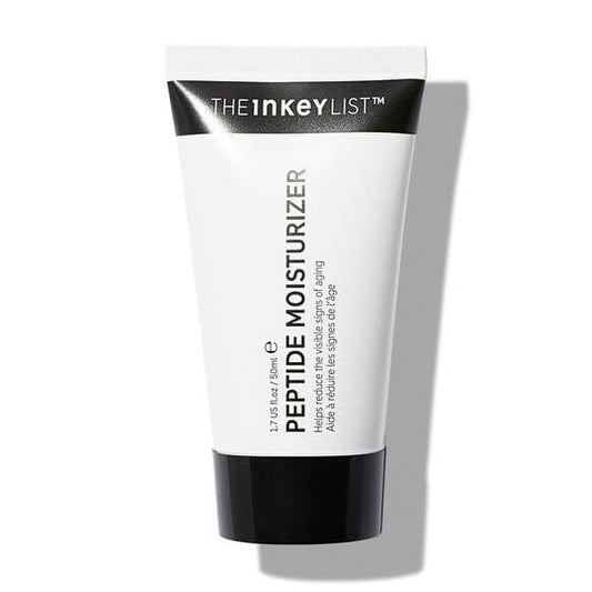 The INKEY List Peptide Moisturizer 50ml, a hydrating moisturizer for youthful skin, suitable for all skin types.