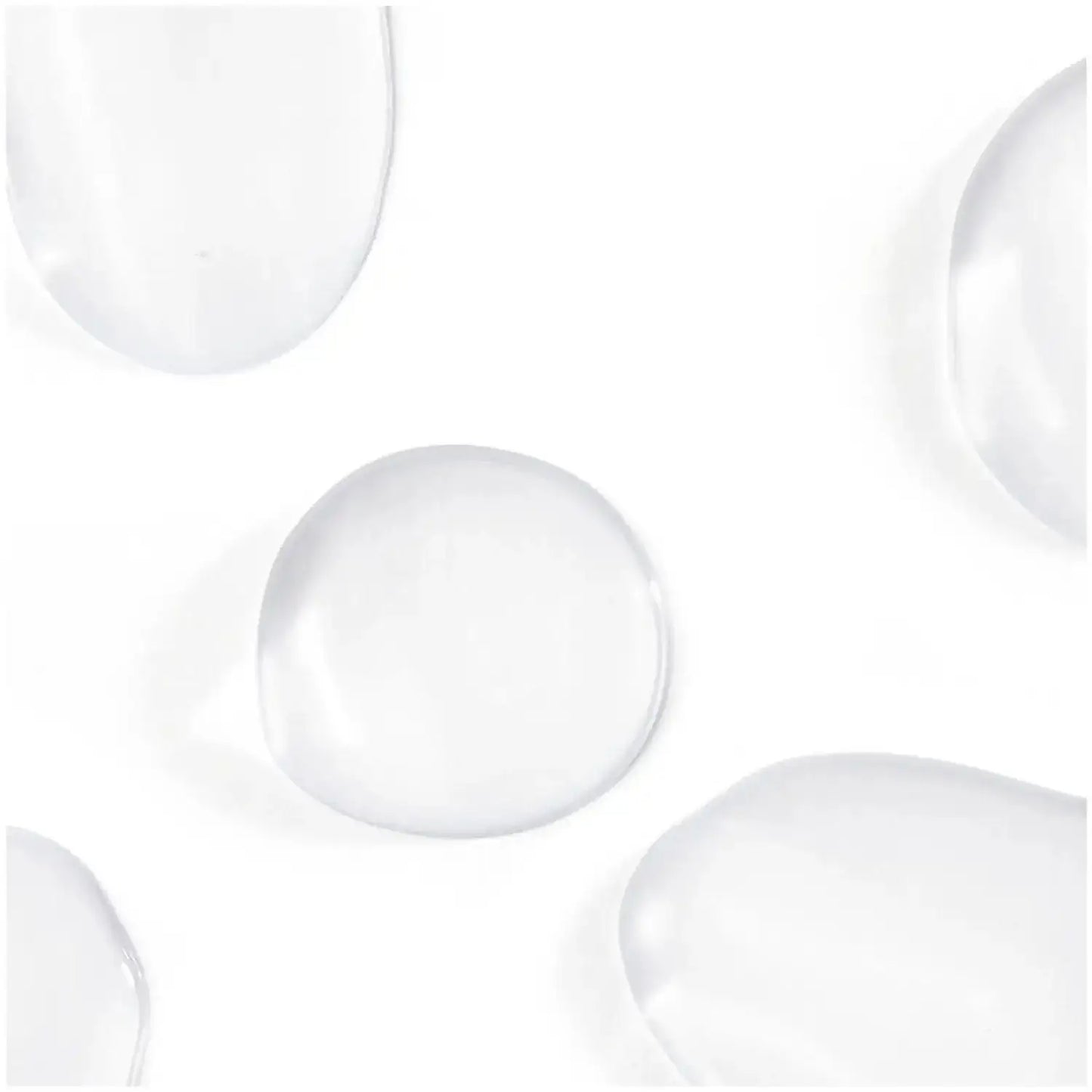 Close-up of clear gel droplets highlighting hydration for The INKEY List PHA Toner.