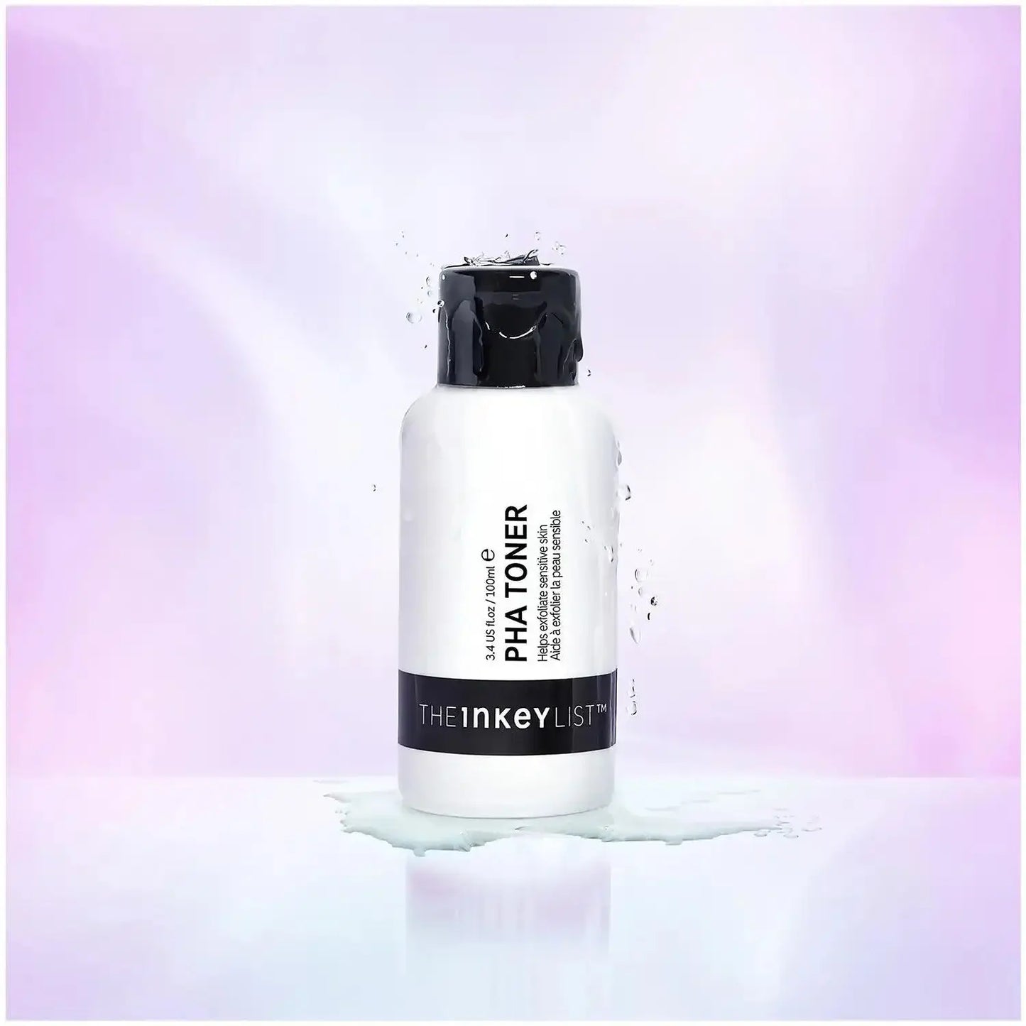 The INKEY List PHA Toner 100ml, a gentle toner for revitalizing sensitive skin and promoting a radiant complexion.