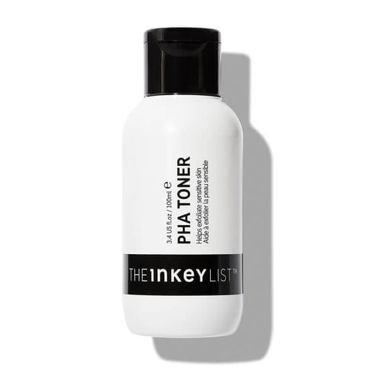 The INKEY List PHA Toner bottle, 100ml, designed for gentle skin revitalization and radiant complexion.