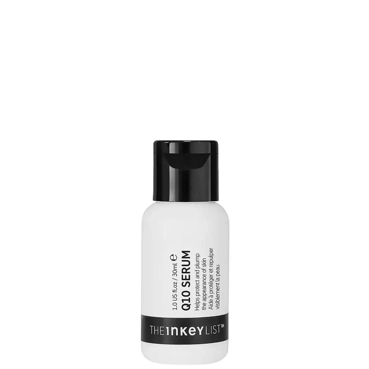 The INKEY List Q10 Serum 30ml bottle offering antioxidant-rich skin rejuvenation.