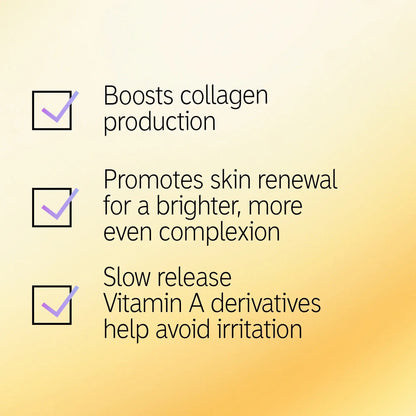 Benefits of The INKEY List Retinol Duo: boosts collagen, promotes skin renewal, slow release to reduce irritation.