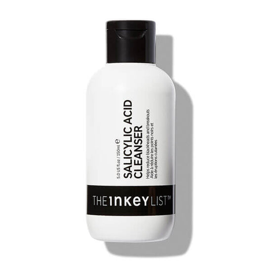 The INKEY List Salicylic Acid Cleanser 150ml for blemish-prone skin, targeting imperfections and oiliness.