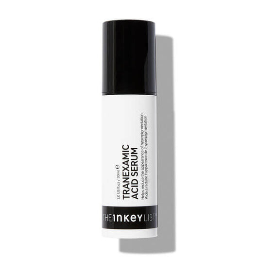 The INKEY List Tranexamic Acid Serum 30ml bottle for brightening skin and reducing hyperpigmentation.