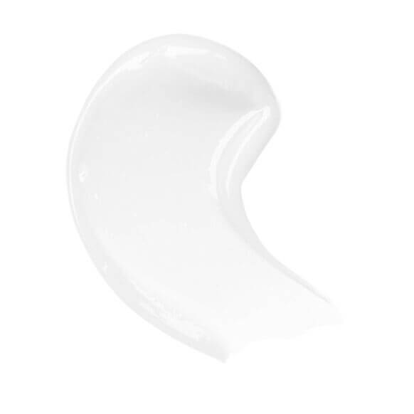 Smooth white balm texture, ideal for enhancing lip volume and hydration with Tripeptide formula.