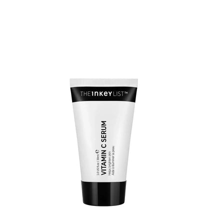 The INKEY List Vitamin C Serum 30ml tube for radiant skin and anti-aging benefits.