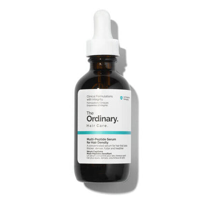 The Ordinary Multi-Peptide Serum for Hair Density in 60ml bottle, promoting thicker and healthier hair.