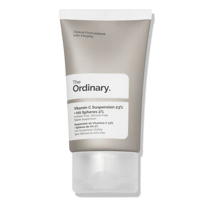 The Ordinary Vitamin C Suspension 23% + HA Spheres 2% 30ml, a brightening facial serum for smooth skin.