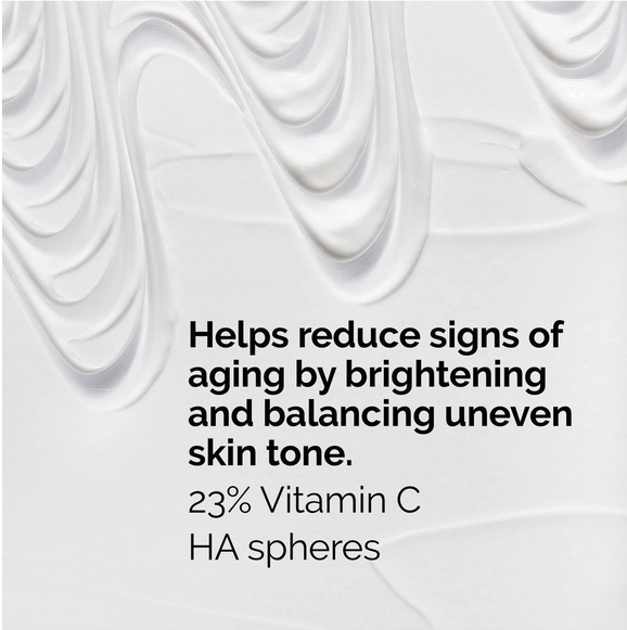 The Ordinary Vitamin C Suspension 23% with HA spheres, brightening and evening out skin tone.