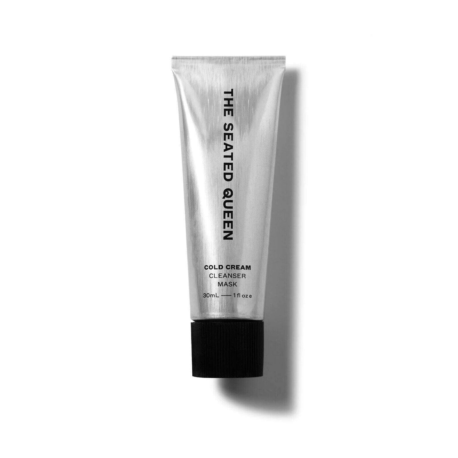 The Seated Queen Cold Cream Cleanser Mask 30ml tube for luxury skincare and effective cleansing.