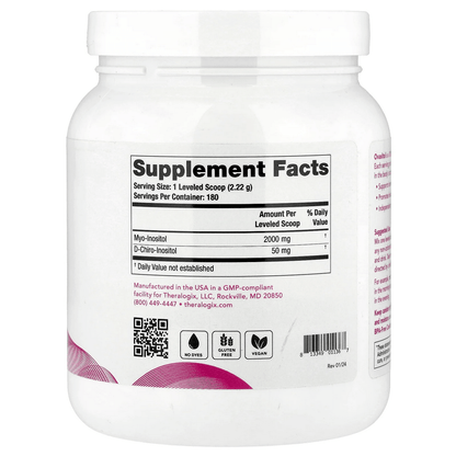Theralogix, Ovasitol®, Inositol Powder Supplement, 400g