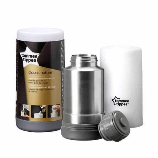 Tommee Tippee Closer to Nature Portable Travel Baby Bottle and Food Warmer for on-the-go feeding.