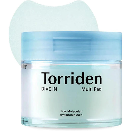 Jar of Torriden Multi Pad with a white background
