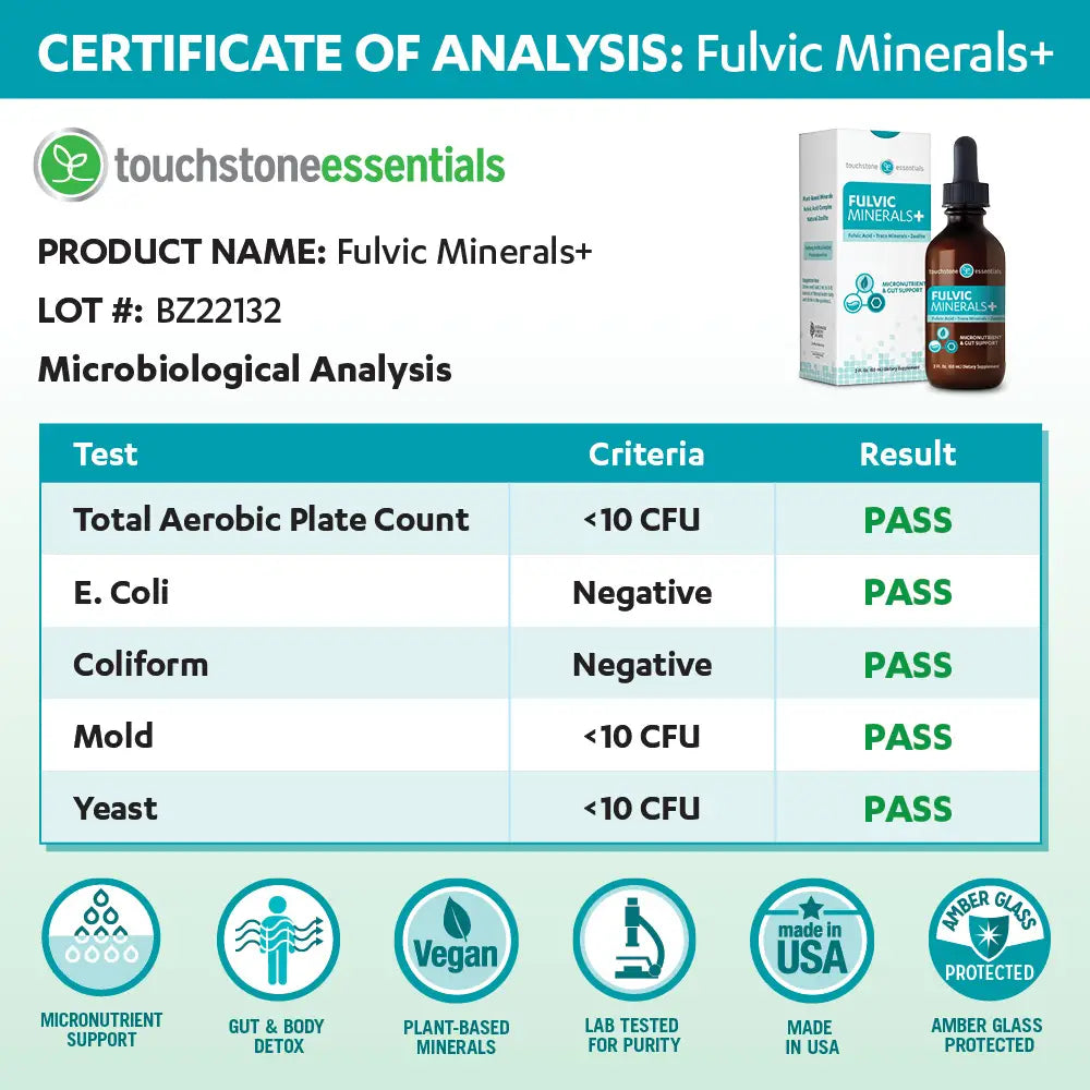 Touchstone Essentials Fulvic Minerals+ 60ml 30-day supply