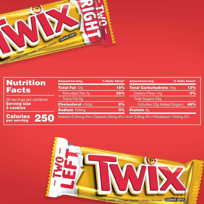 Twix Caramel & Milk Chocolate Fingers Twin Biscuit Snack Bars Multipack