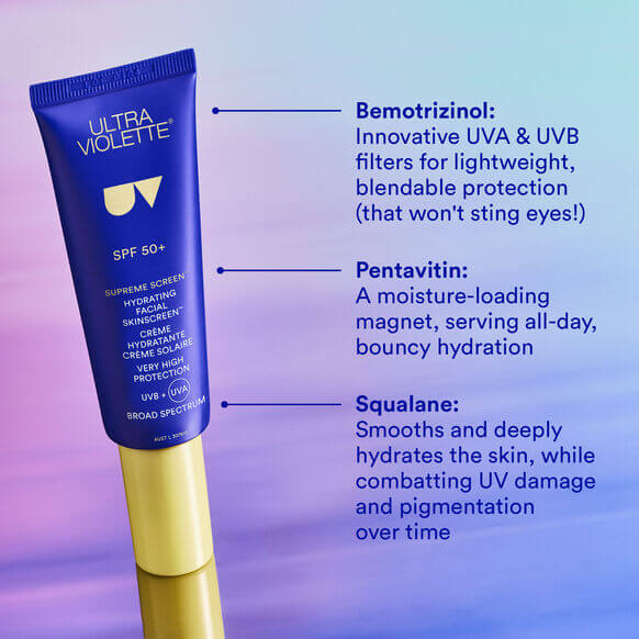 Ultra Violette SPF 50+ Supreme Screen Hydrating Facial Sunscreen 50ml