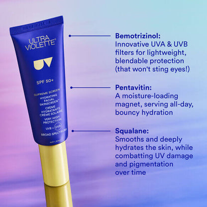Ultra Violette SPF 50+ Supreme Screen Hydrating Facial Sunscreen 50ml