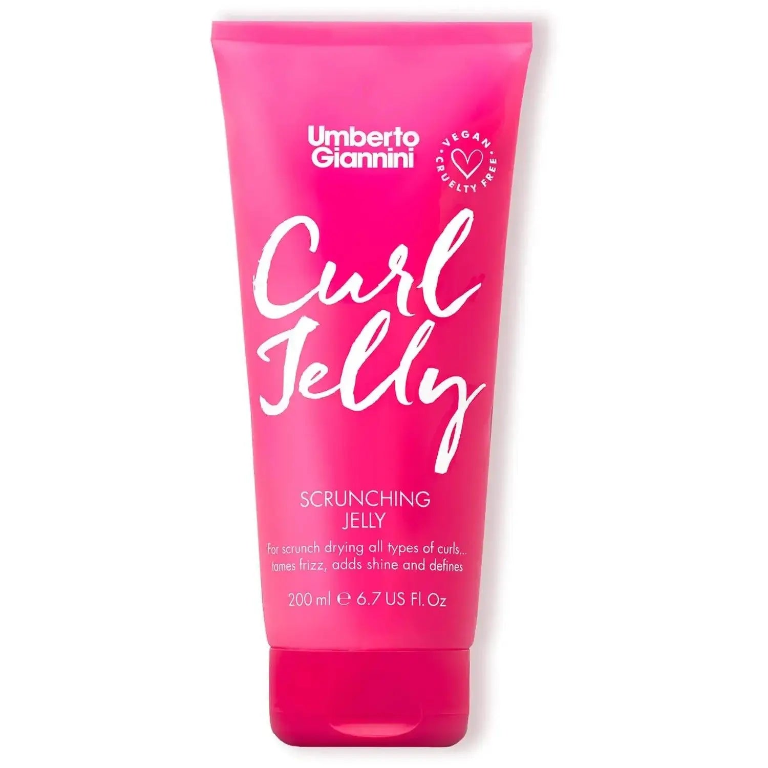 Umberto Giannini Curl Jelly Scrunching Jelly 200ml for defining curls, controlling frizz and adding shine.
