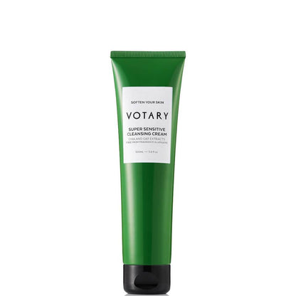 VOTARY Super Sensitive Cleansing Cream tube, 100ml, designed for gentle care of sensitive and redness-prone skin.