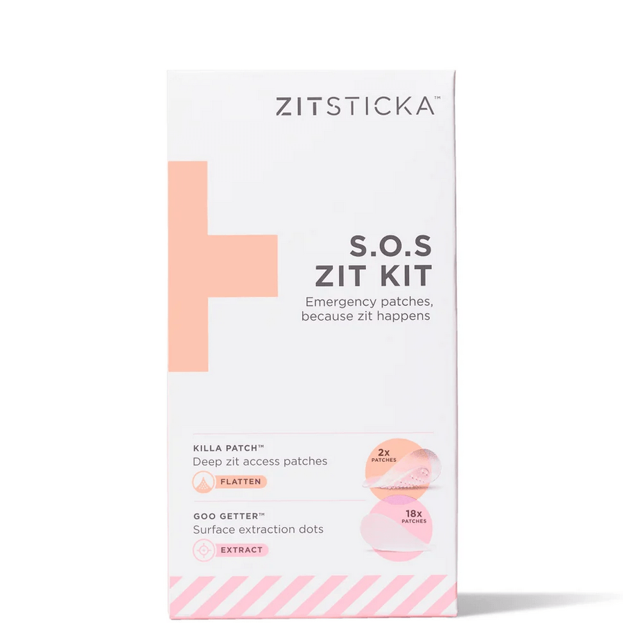 ZitSticka S.O.S Zit Kit packaging on a white background