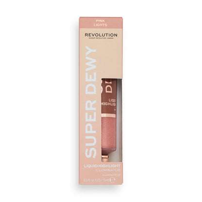 Revolution Superdewy Liquid Highlighter in Pink Lights LYBC