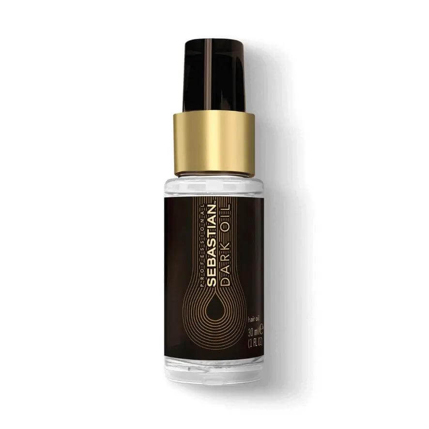 Sebastian Professional Dark Hair Styling Oil 30ml, a weightless oil for definition and shine.