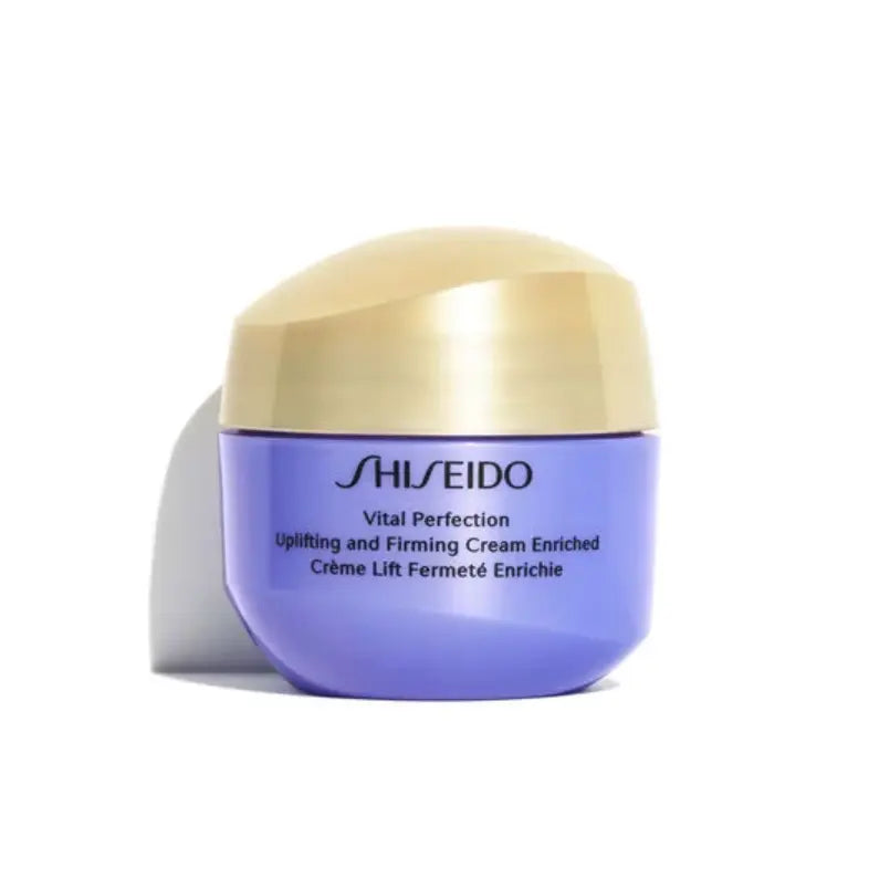 Shiseido Vital Perfection Uplifting and Firming Cream 15ml, anti-aging cream for visibly firmer skin.