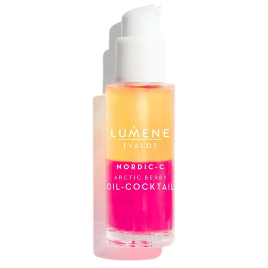 Lumene Nordic-C [VALO] Arctic Berry Oil Cocktail 30ml bottle for radiant and hydrated skin.