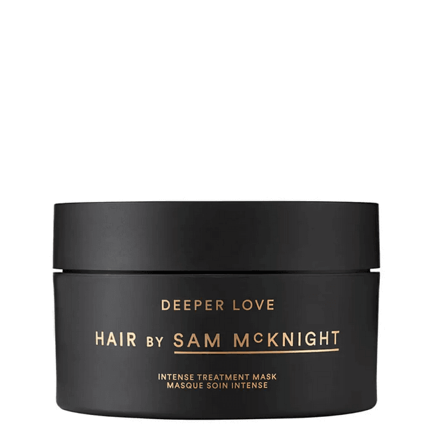 Hair by Sam McKnight Deeper Love Intense Treatment Mask 50ml, revitalizing hair mask for shine and nourishment.