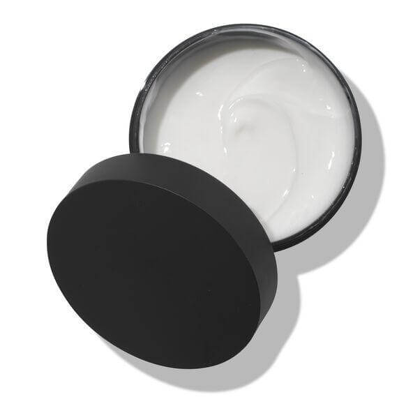 Hair by Sam McKnight Deeper Love Intense Treatment Mask 50ml in a black jar, featuring a creamy hair mask.