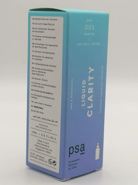 PSA LIQUID CLARITY BHA & Bakuchiol Blemish Recovery Booster - 15ml LYBC