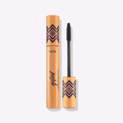 TARTE gifted™ Amazonian clay mascara tube and wand, promoting nourishing length, volume, and lash treatment benefits.