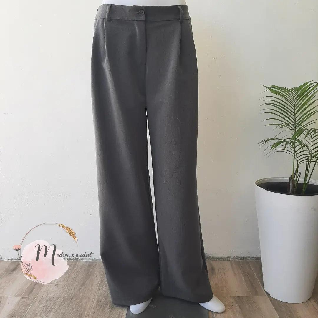 Korean Style Wide Leg Pants Modern & Modest