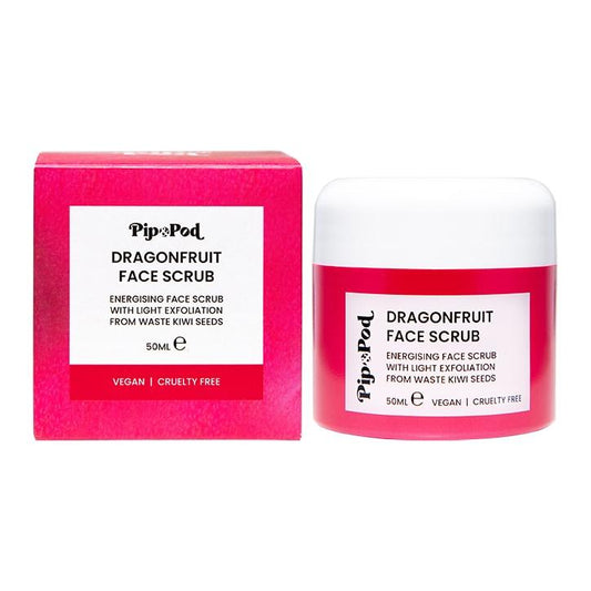 Pip & Pod Dragonfruit Face Scrub 50ml The Good Vibes