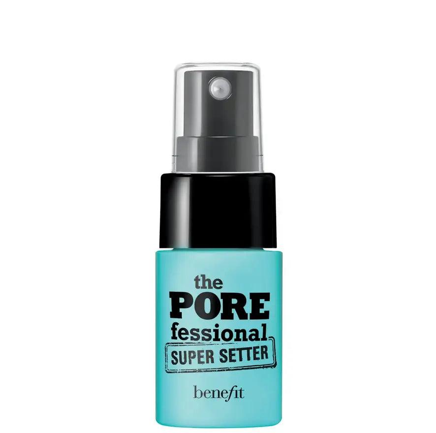 Benefit POREfessional Super Setter 15ml, a makeup setting spray for smooth, hydrated skin and blurred pores.