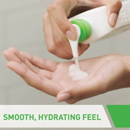 Person dispensing CeraVe Hydrating Cleanser into hand, showcasing its smooth and hydrating formula.