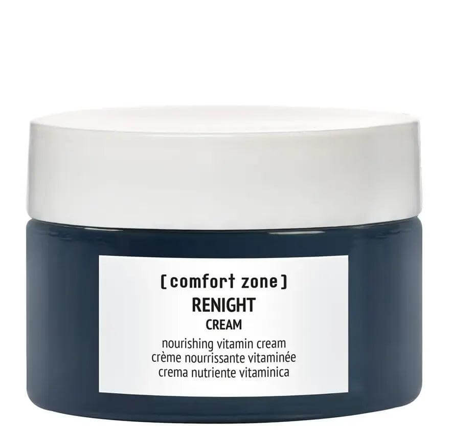 Comfort Zone Renight Cream 30ml jar, nourishing antioxidant night cream with Goji berry oil and hyaluronic acid.