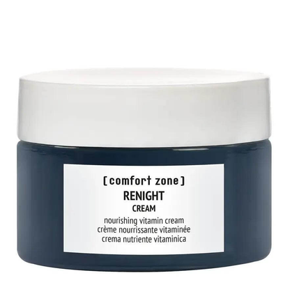 Comfort Zone Renight Cream 30ml jar, nourishing antioxidant night cream with Goji berry oil and hyaluronic acid.