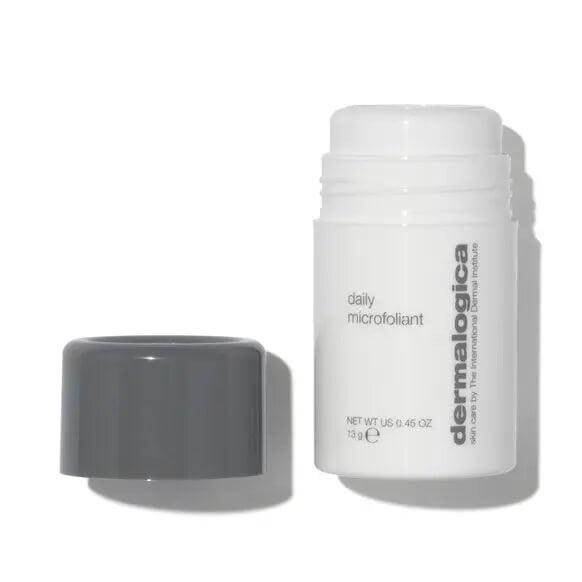 Dermalogica Daily Microfoliant 13g exfoliating powder container with cap, for daily skin brightening and gentle exfoliation.