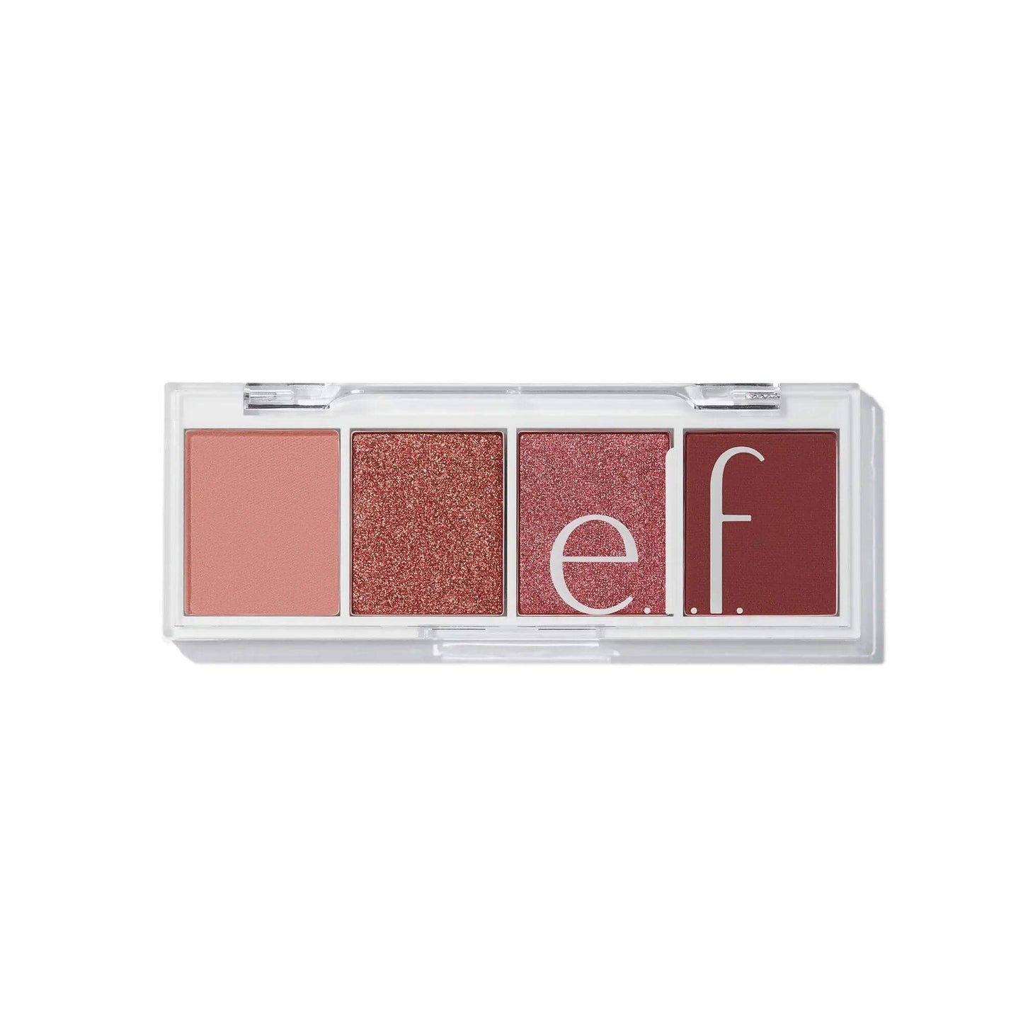 e.l.f. Bite Size Eyeshadows in Berry Bad, featuring ultra-pigmented matte and shimmer shades in a compact palette.