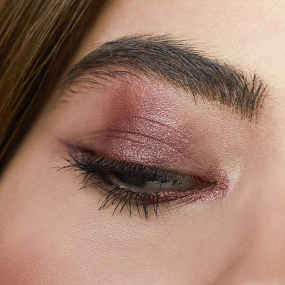 e.l.f. Bite Size Eyeshadows - Berry Bad look with rich berry tones and shimmering finish for a stunning eye makeup look.