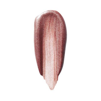 Swatch of e.l.f Halo Glow Blush Beauty Wand in a shimmering rose shade, showcasing its radiant color and creamy texture.