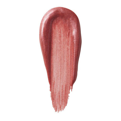 Swatch of e.l.f Halo Glow Blush Beauty Wand in radiant pink shade, showcasing its luminous, blendable liquid formula.