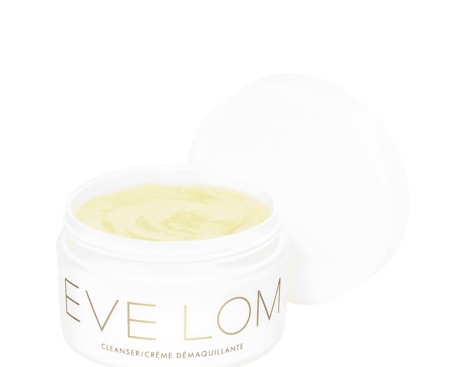 EVE LOM Cleanser 100ml jar showcasing rich, aromatic cleansing balm for glowing, radiant skin.