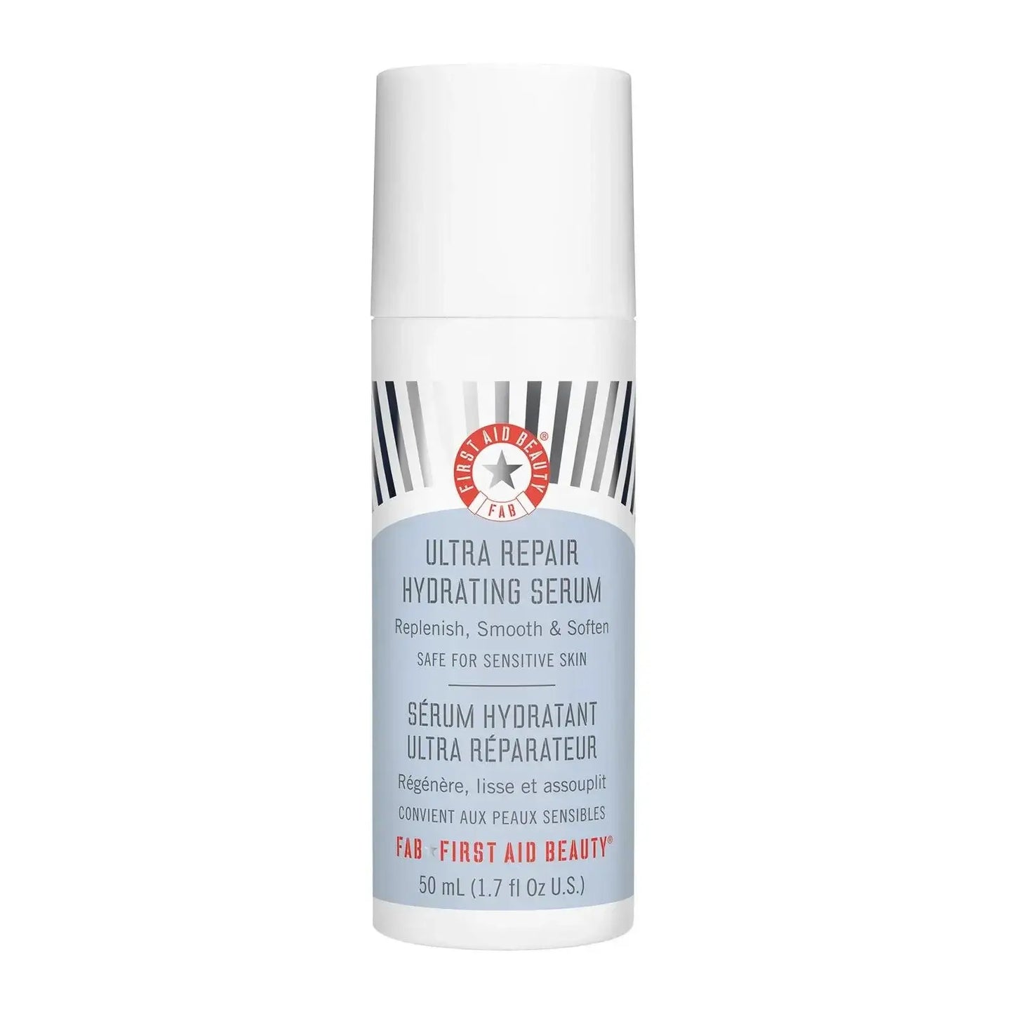 First Aid Beauty Ultra Repair Hydrating Serum 50ml - moisturizing serum for sensitive skin with hyaluronic acid and collagen.